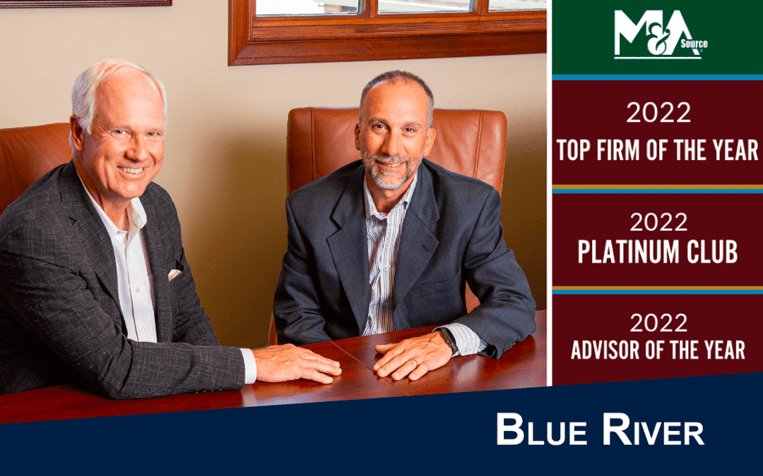 Blue River Is Recognized with Three Awards By The M&A Source