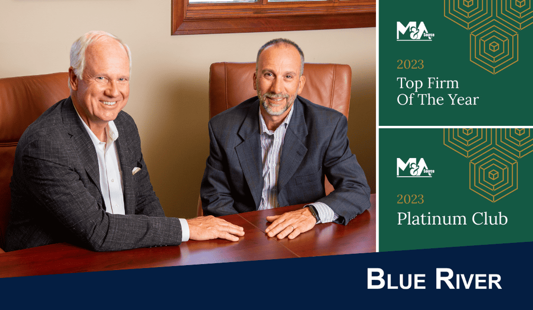 Blue River Is Recognized with Two Awards by The M&A Source